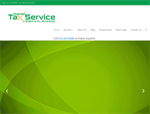Tablet Screenshot of premiertaxservice.com